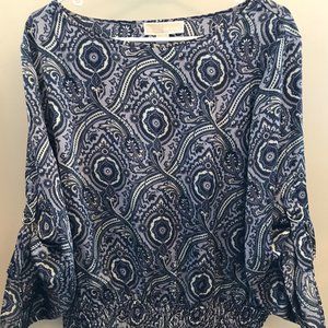 Michael Kors cinch waist blouse, XL